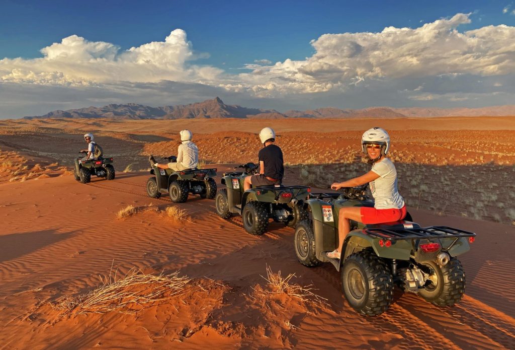 Quad biking in Namibia