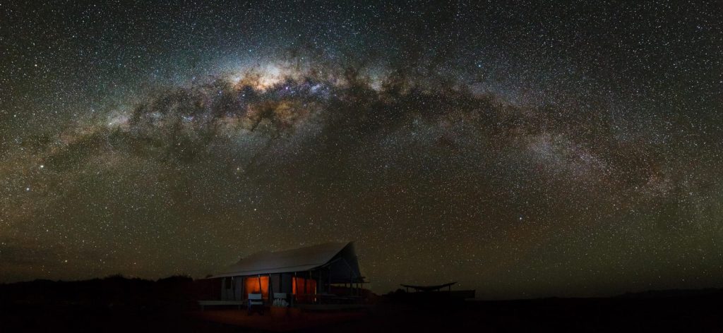 Star gazing at Wolwedans, Namibia