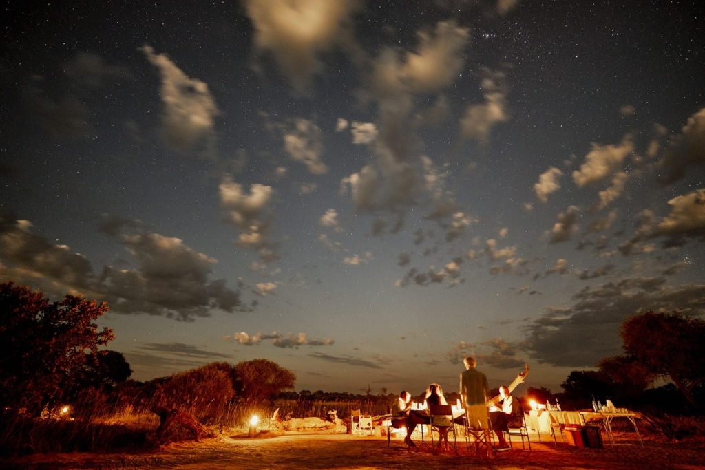 Star-gazing at Jozibanini camp in Hwange.